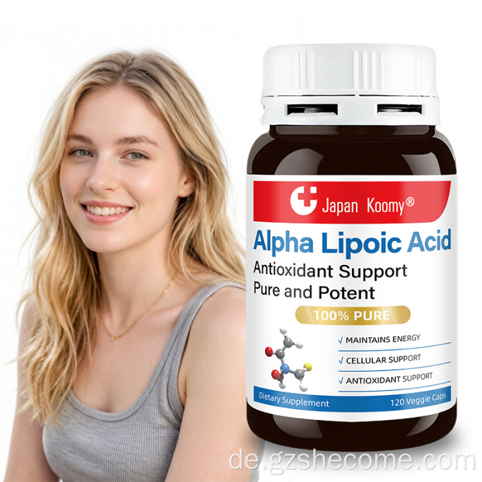 Shecome Alpha-Liponsäure-Kapseln zur Zellunterstützung